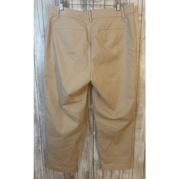 Loft Women's Khaki The Riviera Slim Chino Pants Curvy Size 12 NWT - Picture 5 of 8